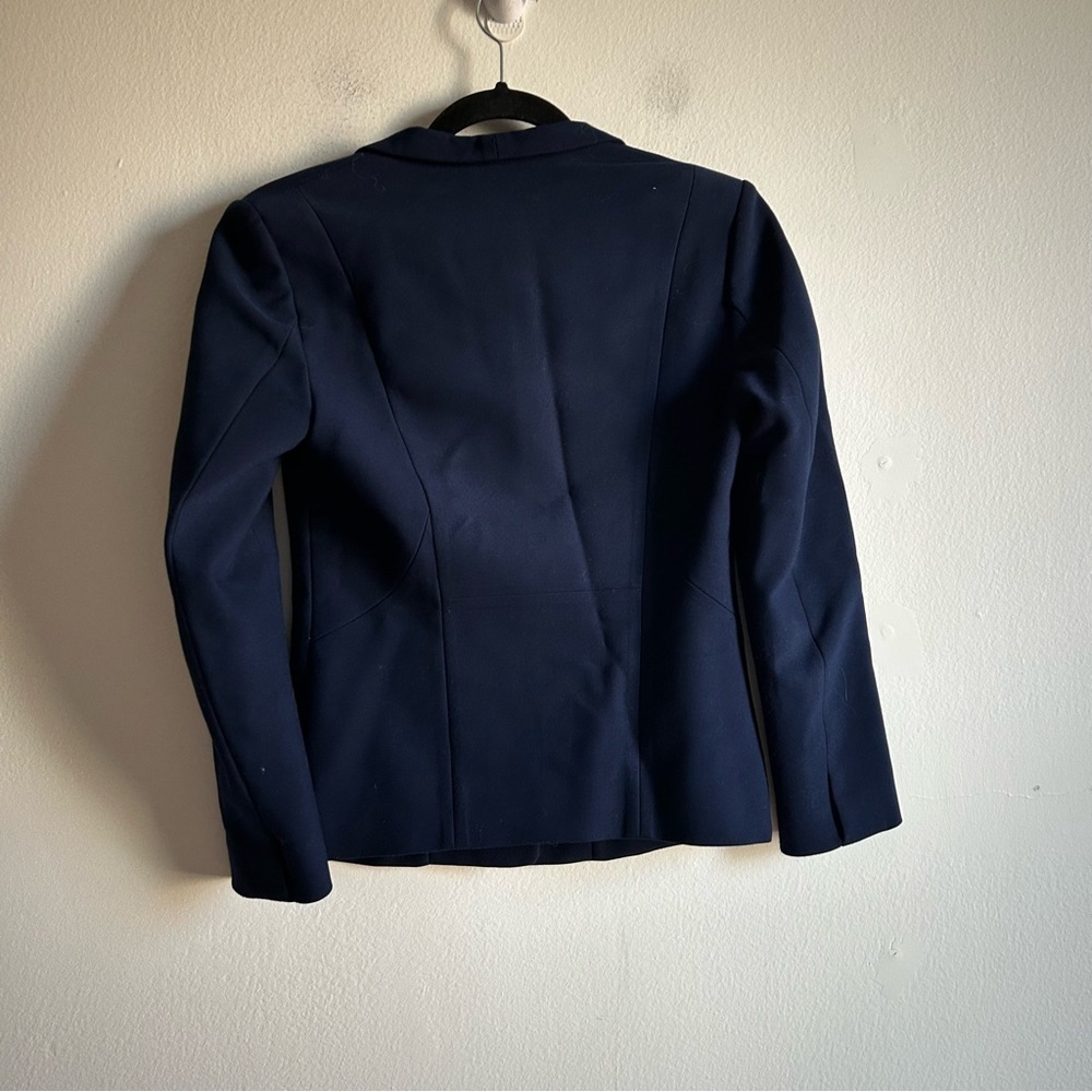 Maje Sz S (36) Navy Tailored Gold Button Elegant Blazer - Picture 12 of 15